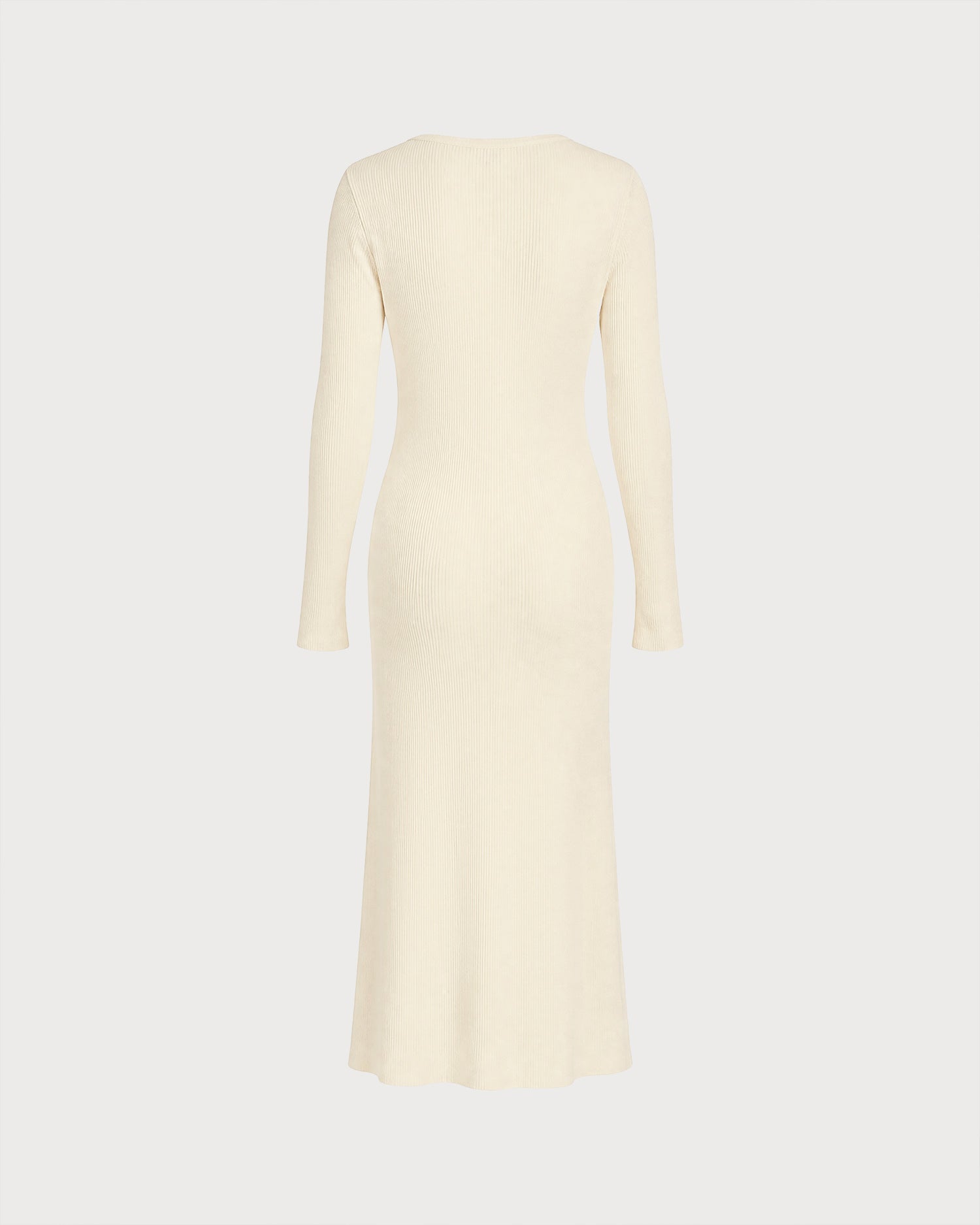 Women's Knitted Polyester Sweater Dress - RIHOAS - 02