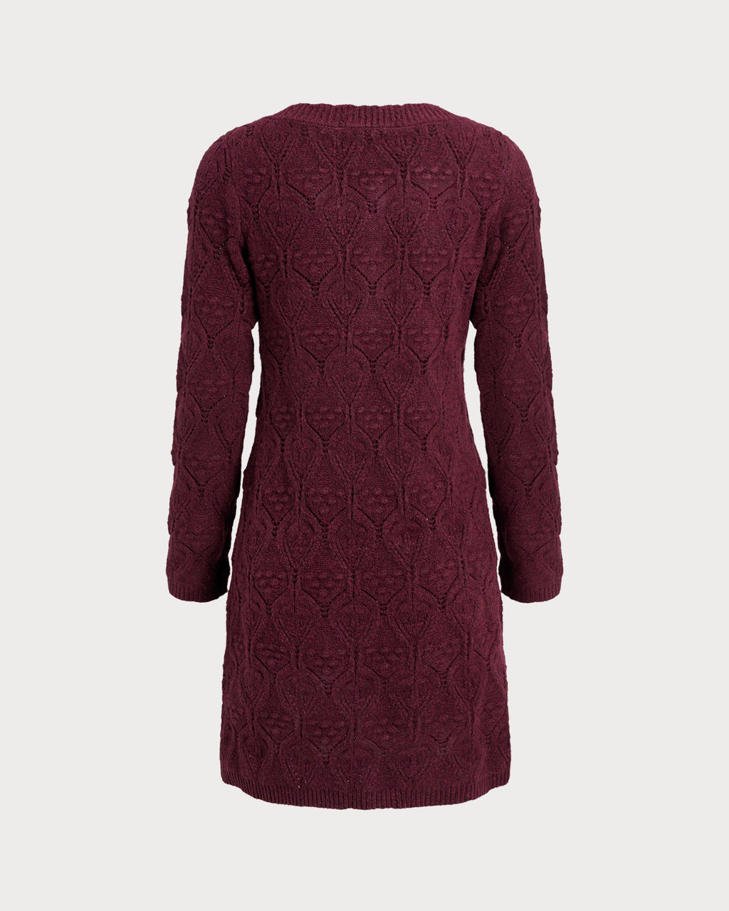 Women's Knitted Polyester Sweater Dress Dresses - RIHOAS