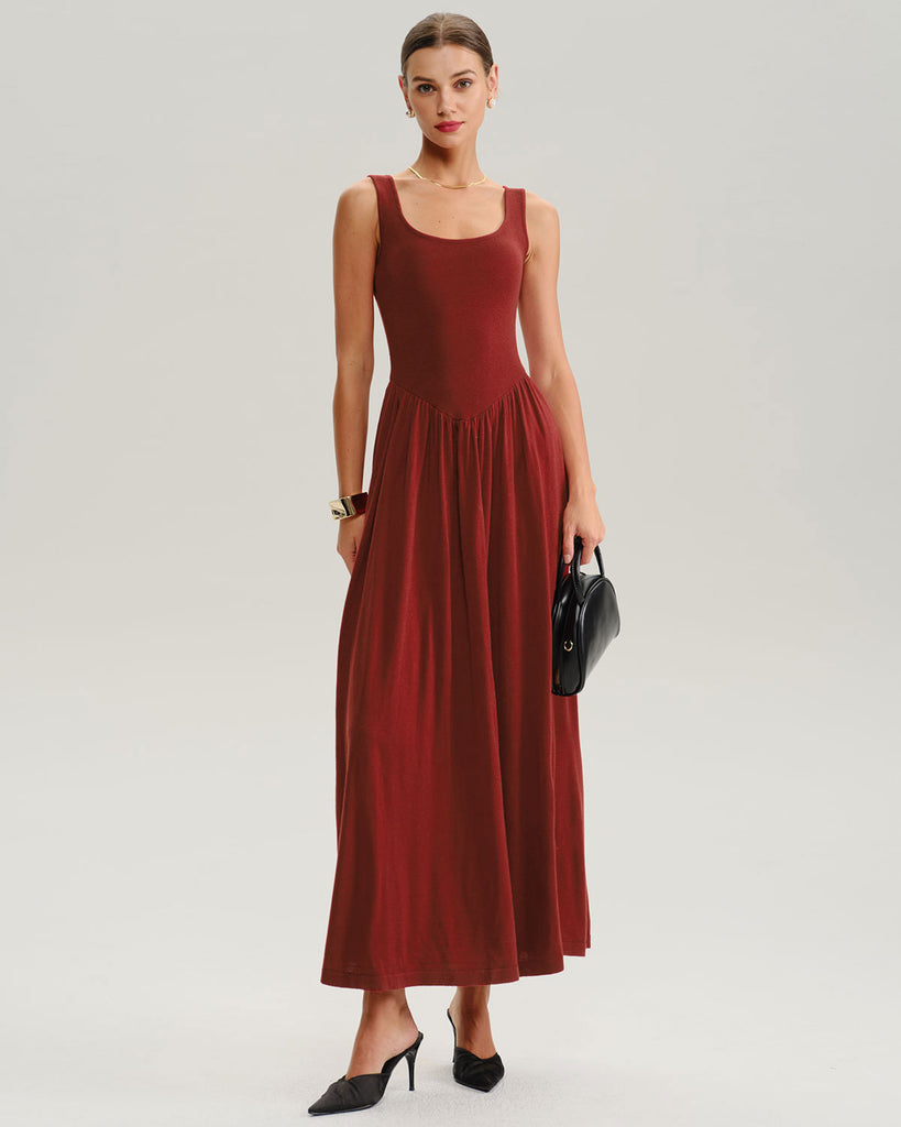 Women's Knitted Polyester Sweater Dress Dresses - RIHOAS