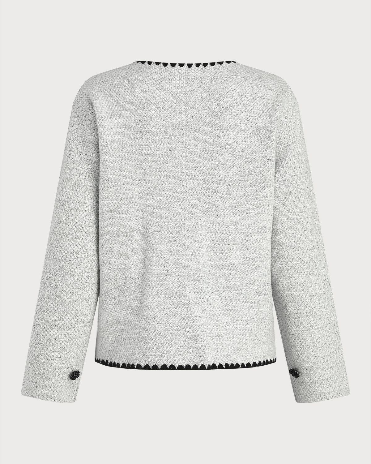 Women's Knitted Polyester Sweater Outerwear - RIHOAS