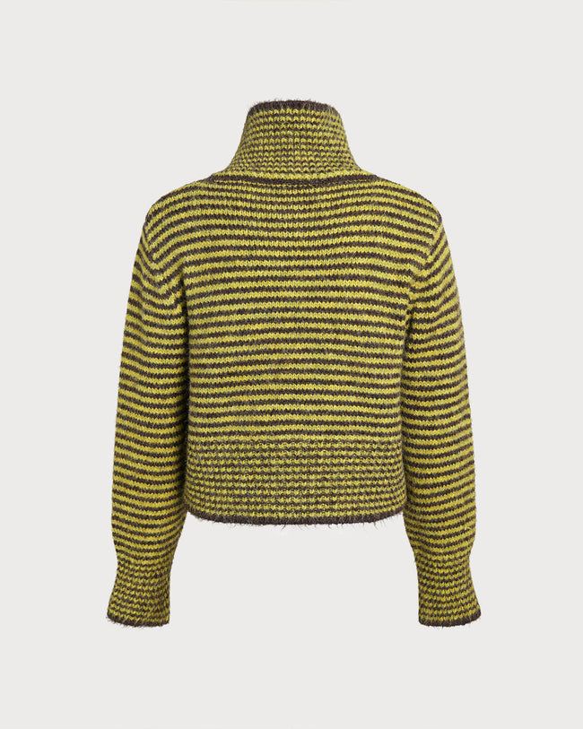 Women's Knitted Polyester Sweater Tops - RIHOAS