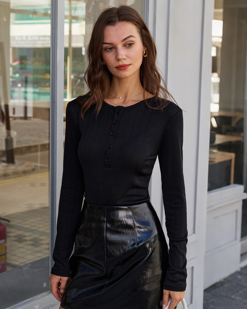 Women's Knitted Polyester Sweater Tops - RIHOAS