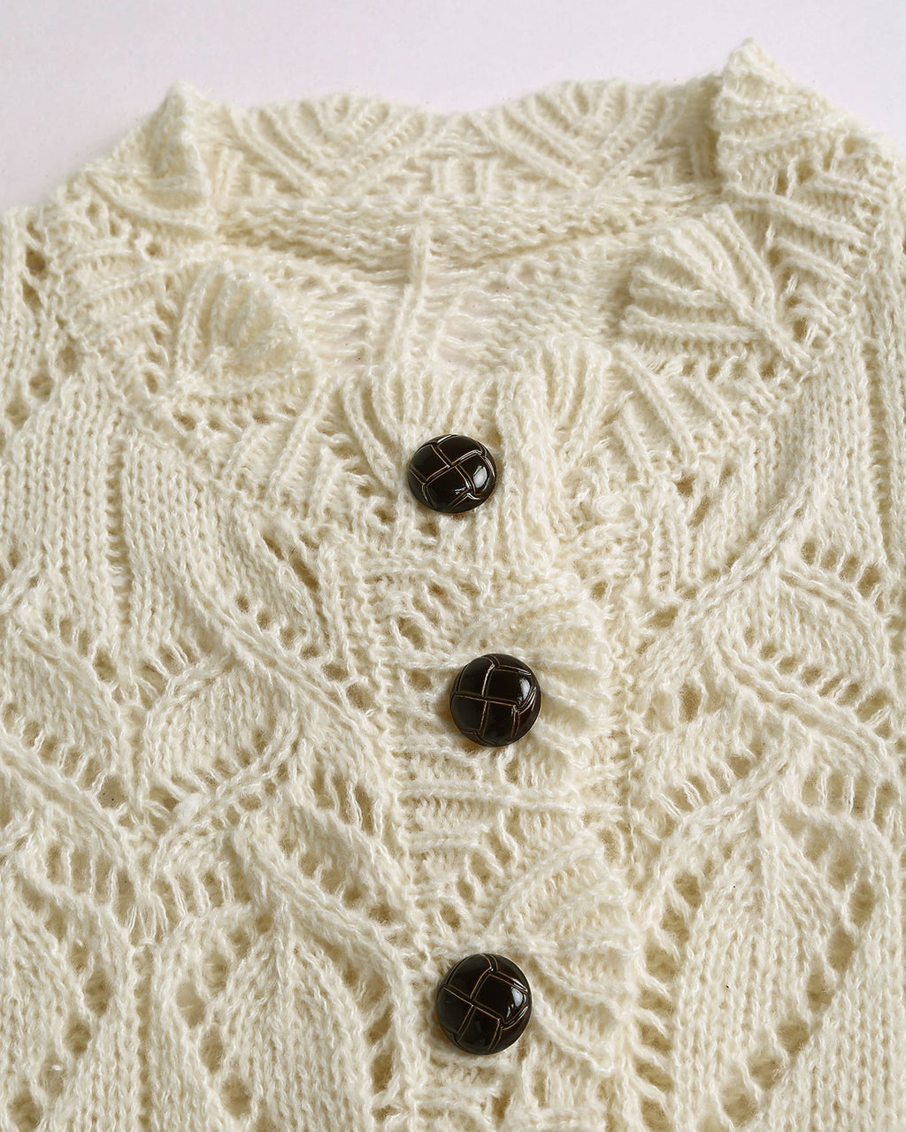 Women's Knitted Polyester Sweater Tops - RIHOAS