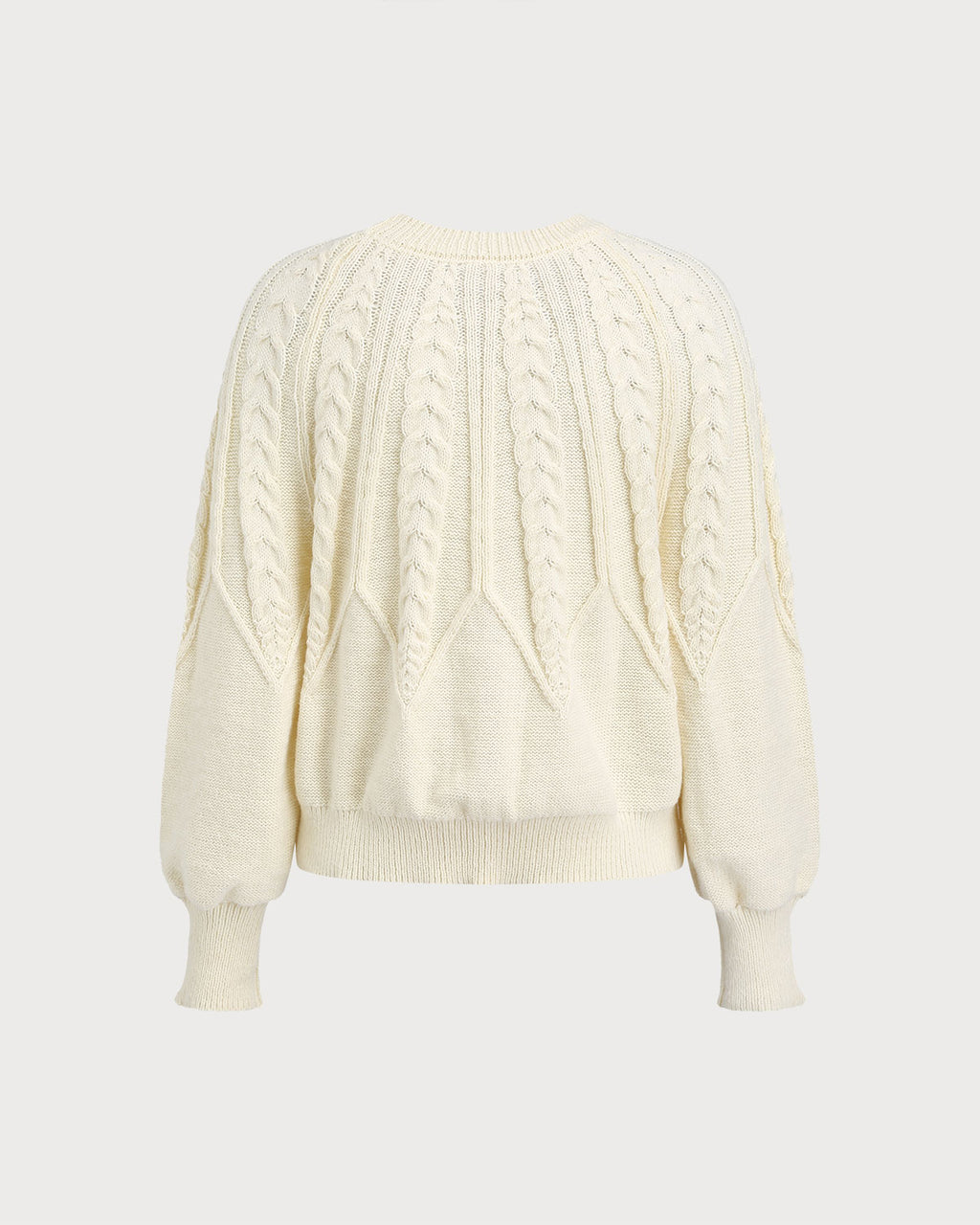 Women's Knitted Polyester Sweater Tops - RIHOAS