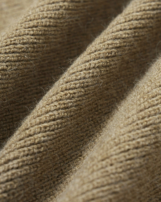 Women's Knitted Polyester Sweater Tops - RIHOAS