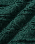 Women's Knitted Polyester Sweater Tops - RIHOAS
