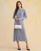 Women's Knitted Polyester Sweater Tops - RIHOAS