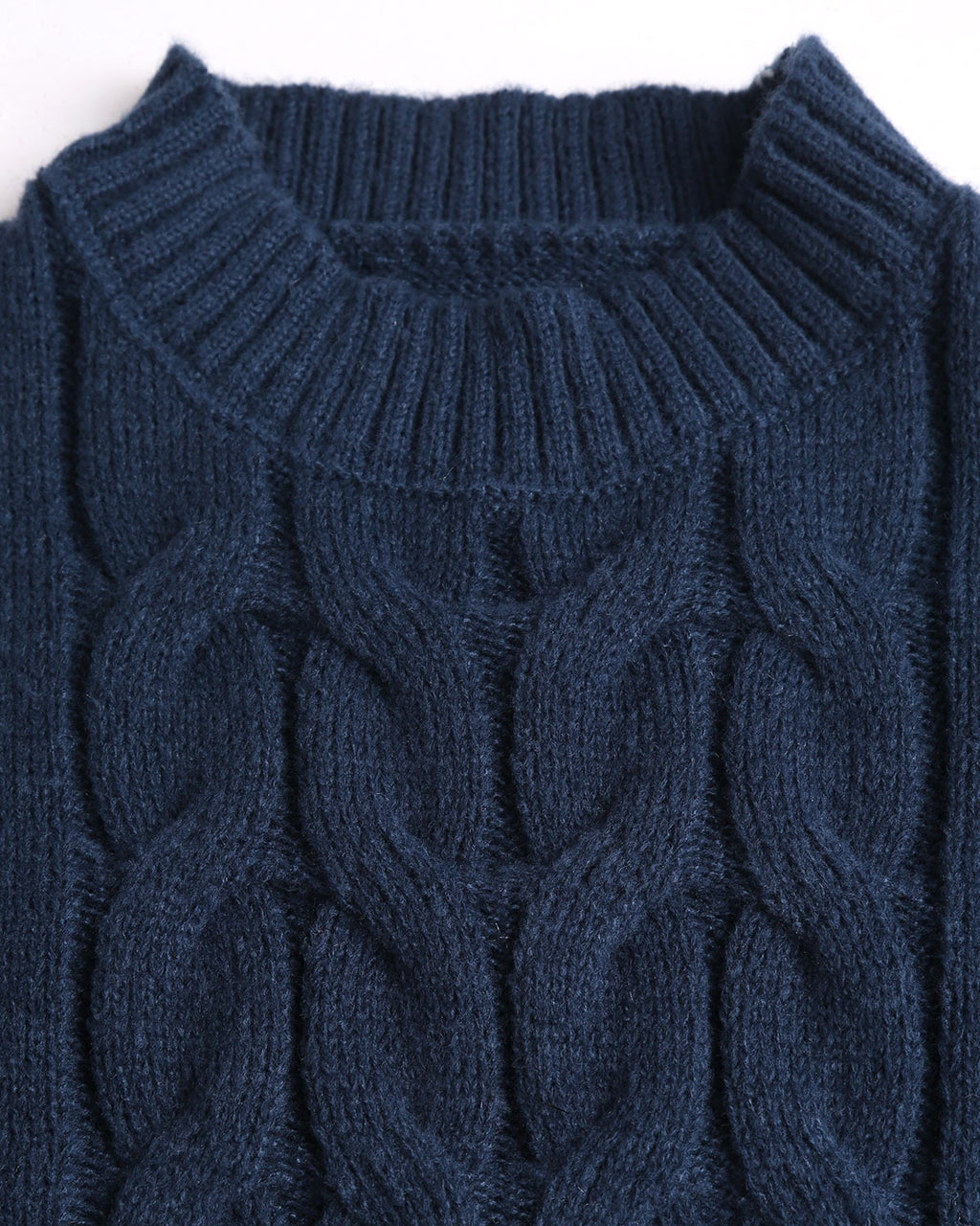 Women's Knitted Polyester Sweater Tops - RIHOAS