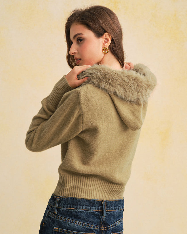 Women's Knitted Polyester Sweater Tops - RIHOAS