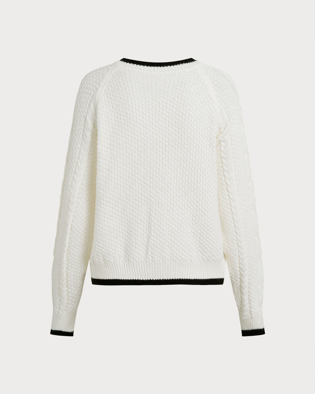 Women's Knitted Polyester Sweater Tops - RIHOAS