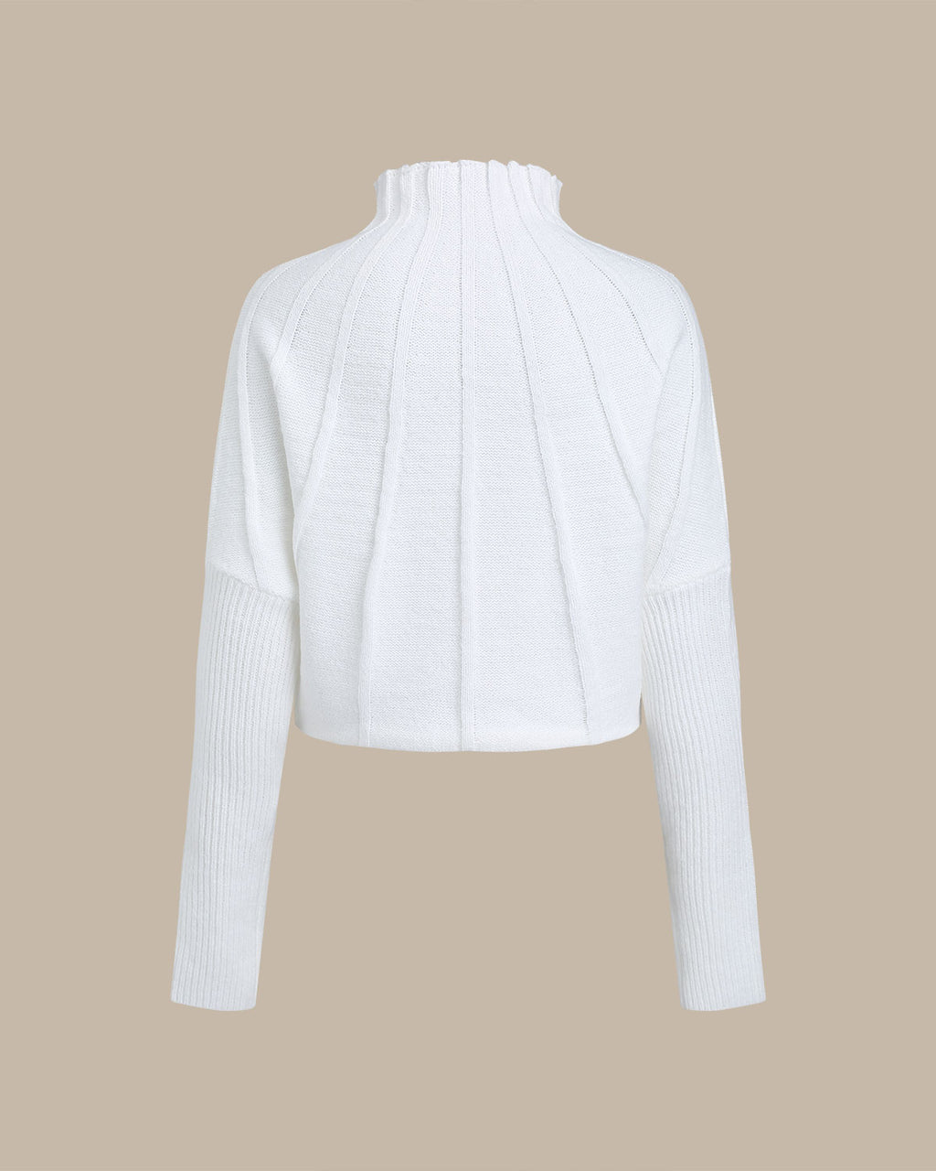 Women's Knitted Polyester Sweater Tops - RIHOAS