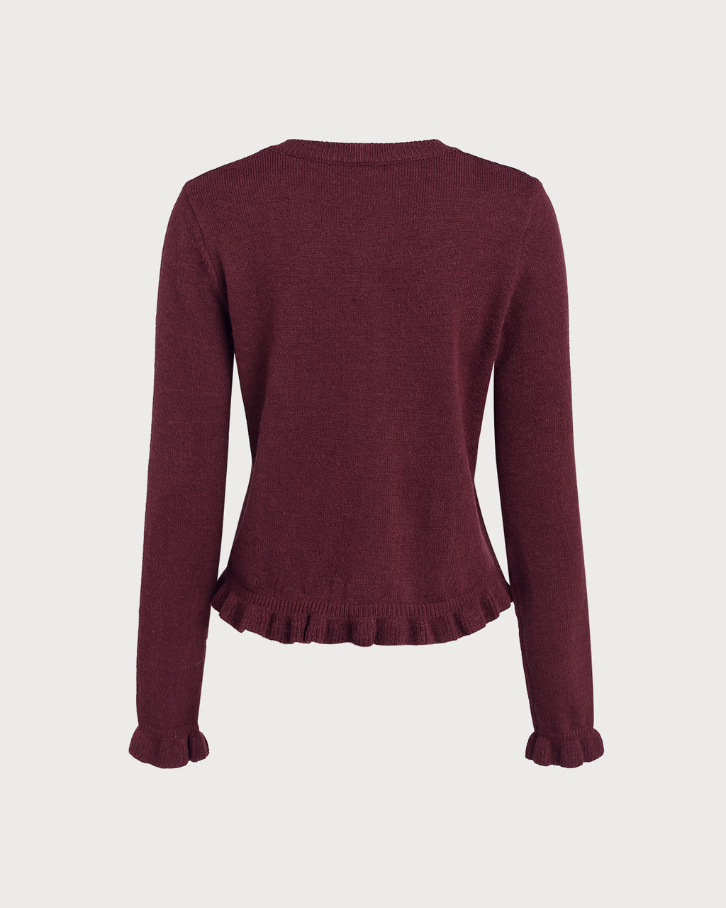 Women's Knitted Polyester Sweater Tops - RIHOAS