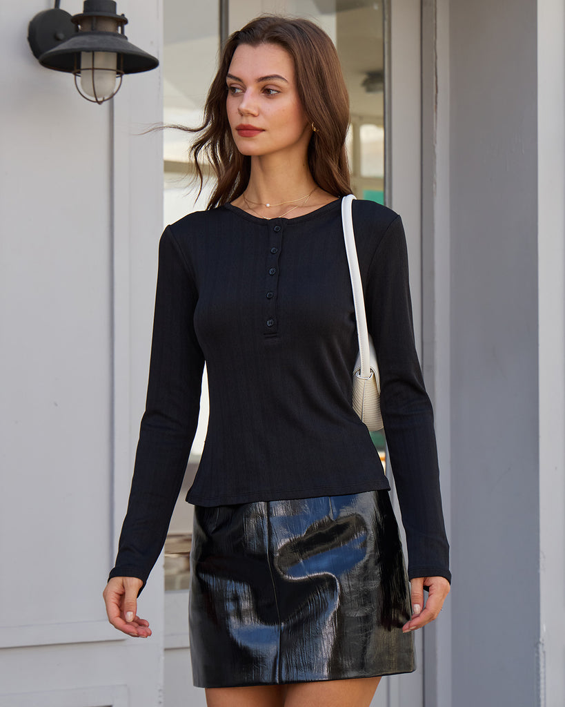 Women's Knitted Polyester Sweater Tops - RIHOAS