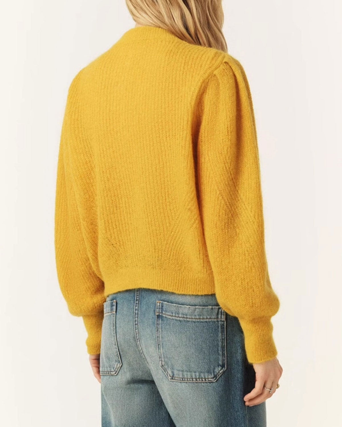 Women's Knitted Polyester Sweater Tops - RIHOAS