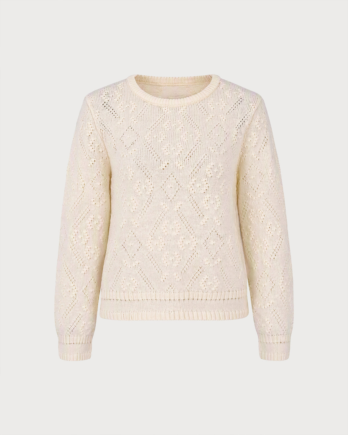 Women's Knitted Polyester Sweaters - RIHOAS - 02
