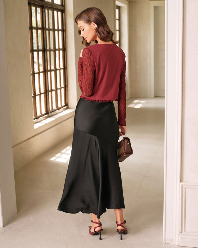 Women's knitted polyester T-shirt Tops - RIHOAS