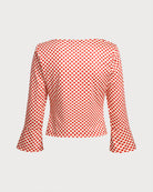 Women's knitted polyester T-shirt Tops - RIHOAS