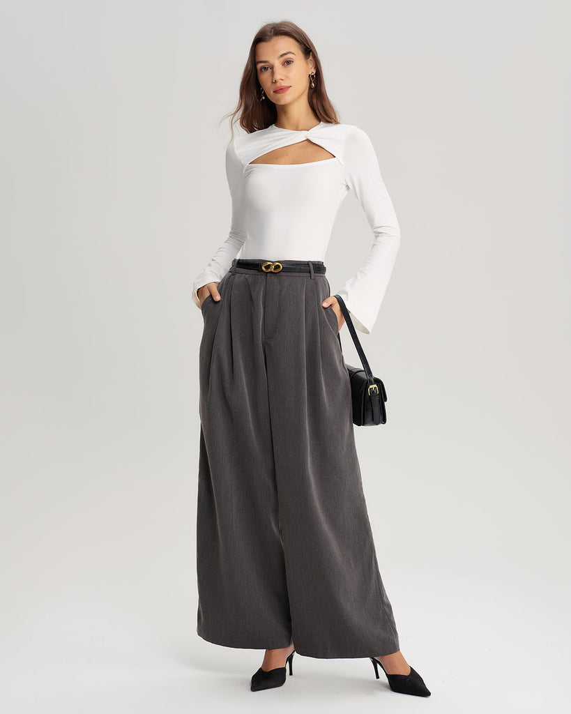 Women's knitted polyester T-shirt Tops - RIHOAS
