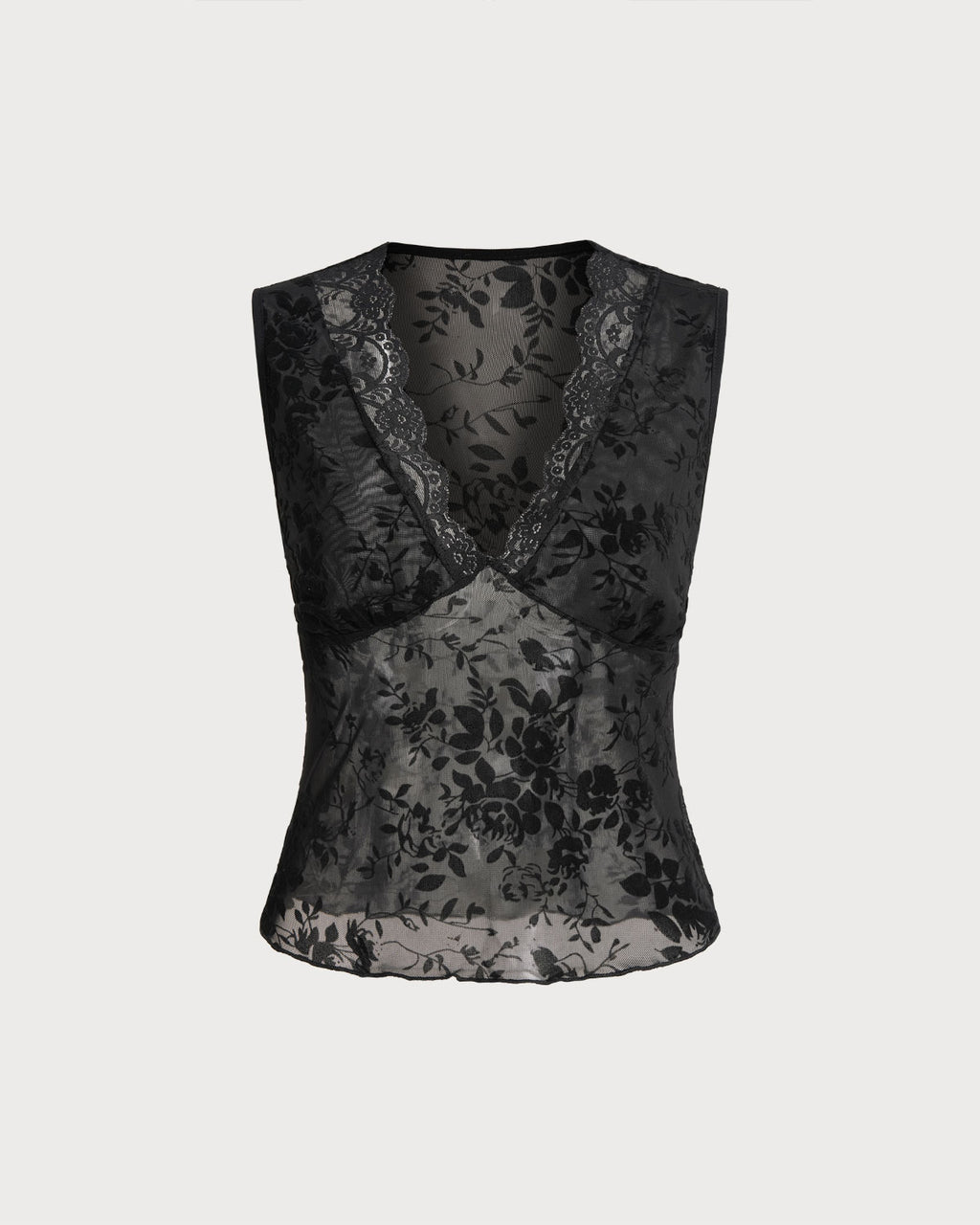 Women's Knitted Polyester Tank Tops Black Tops - RIHOAS