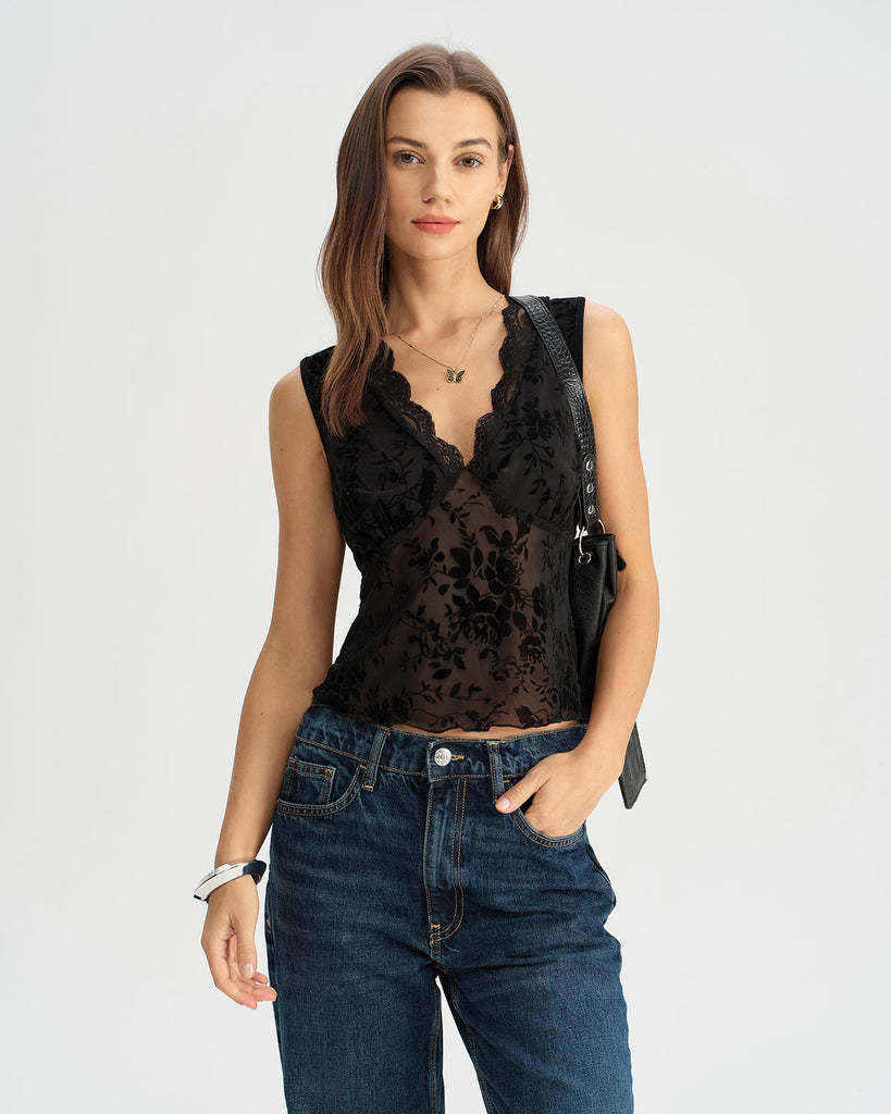 Women's Knitted Polyester Tank Tops Tops - RIHOAS