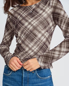 Women's Knitted Polyester Tees Tops - RIHOAS
