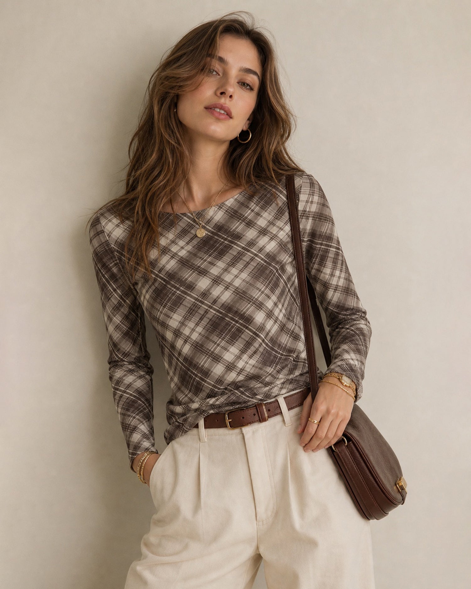 Women's Knitted Polyester Tees - RIHOAS