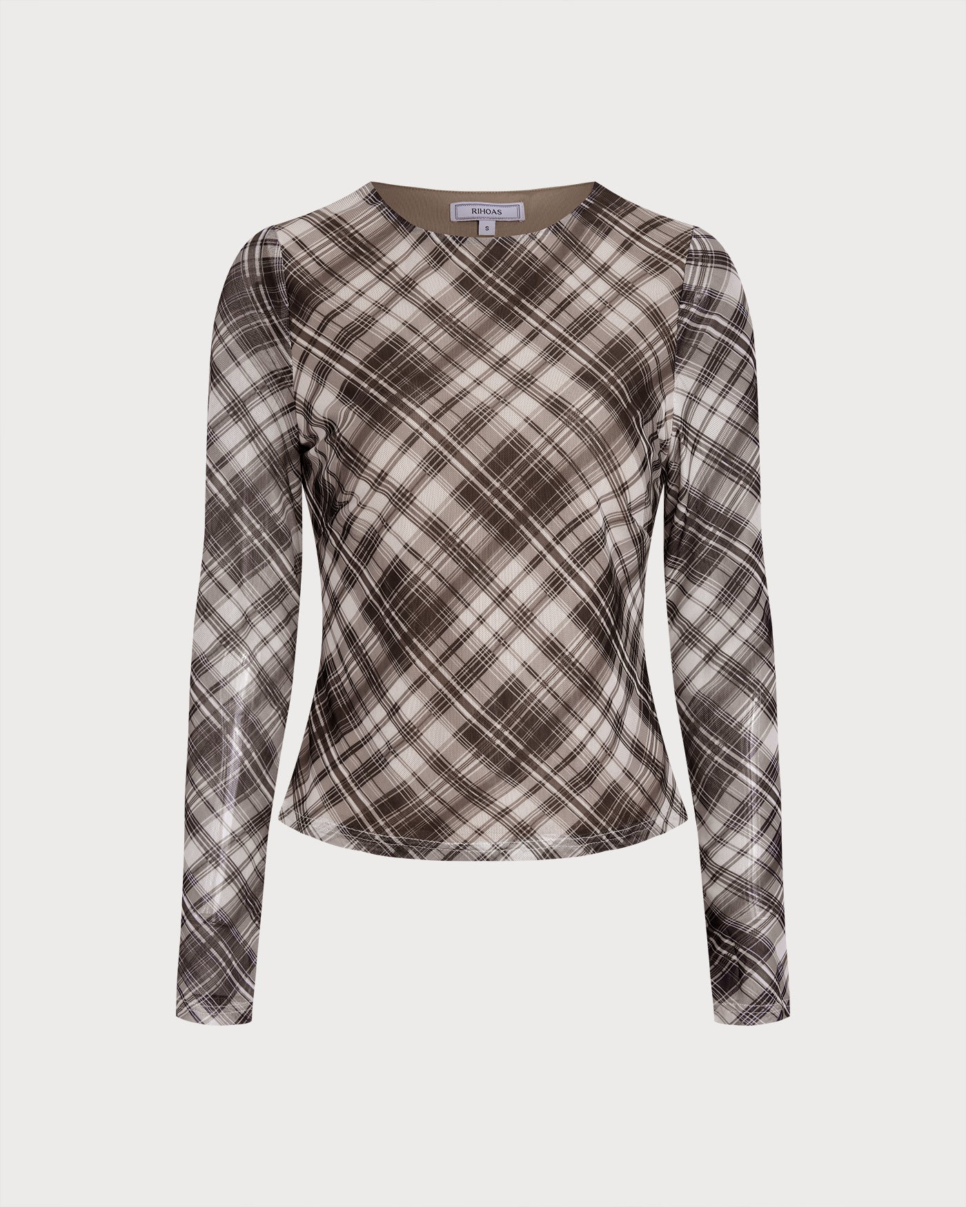 Women's Knitted Polyester Tees Tops - RIHOAS