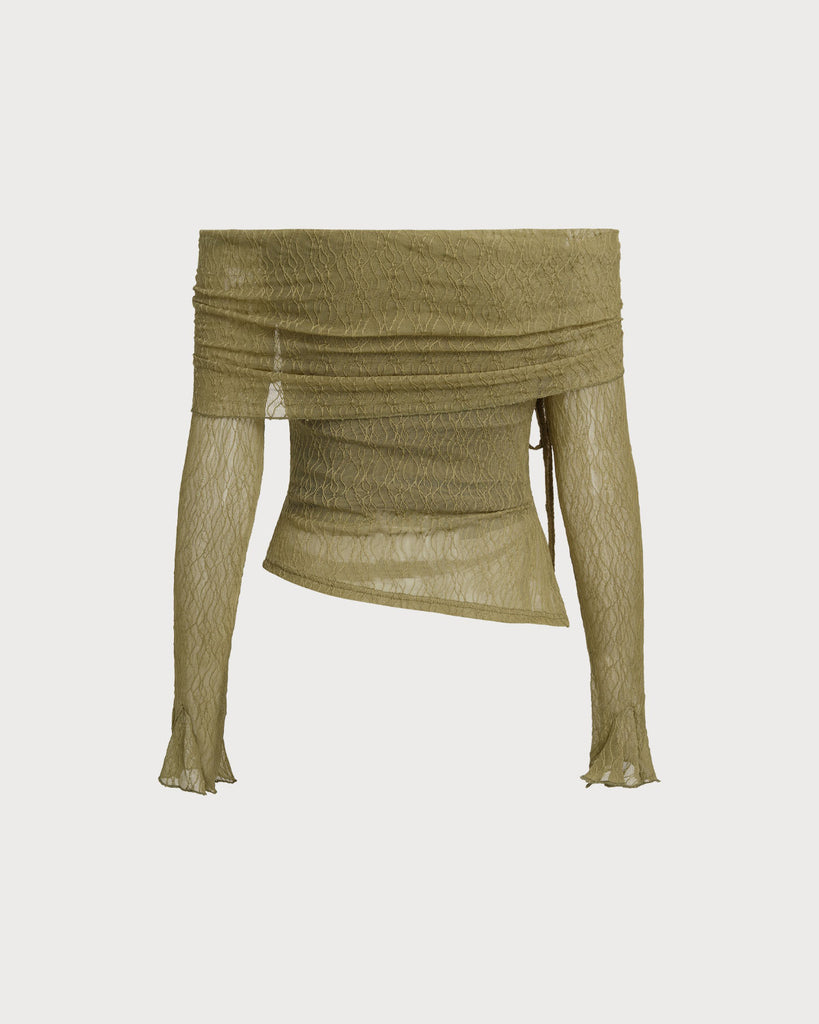 Women's Knitted Polyester Tees Tops - RIHOAS