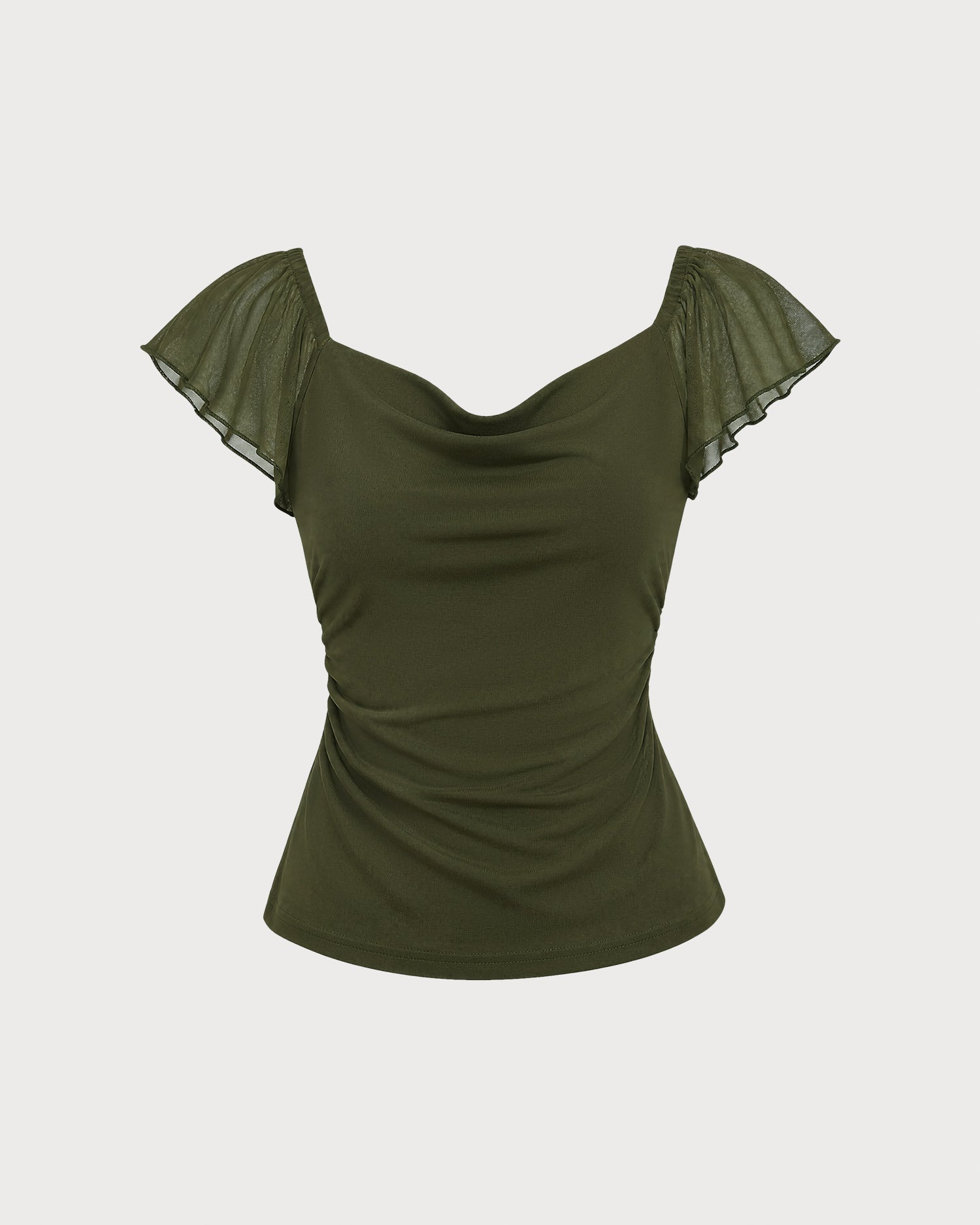 Women's Knitted Polyester Tees Tops - RIHOAS