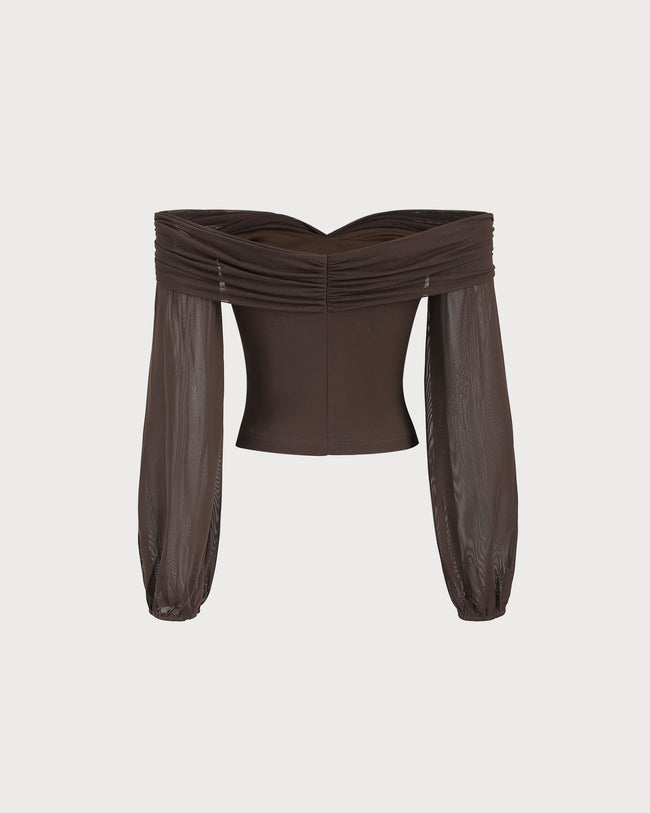 Women's Knitted Polyester Tees Tops - RIHOAS