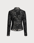 Women's Knitted Polyester Tees Tops - RIHOAS