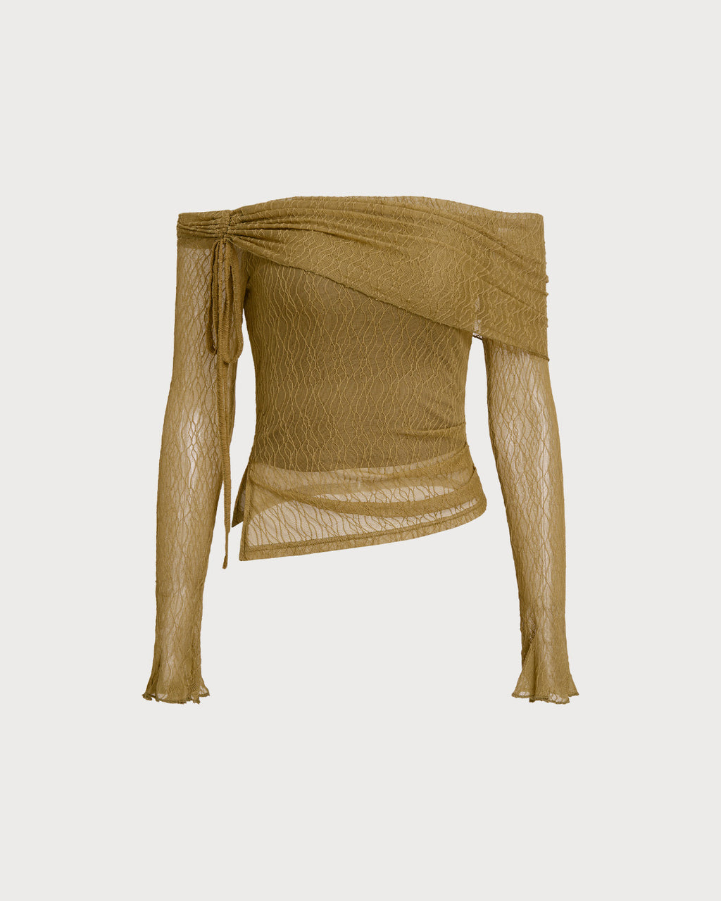 Women's Knitted Polyester Tees Tops - RIHOAS