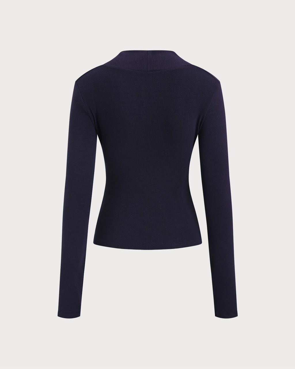 Women's Knitted Polyester Tees Tops - RIHOAS