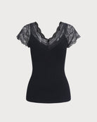 Women's Knitted Polyester Top Tops - RIHOAS