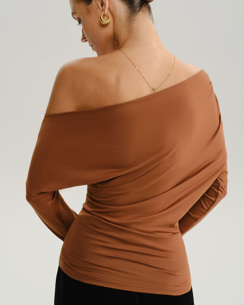Women's Knitted Polyester Top Tops - RIHOAS