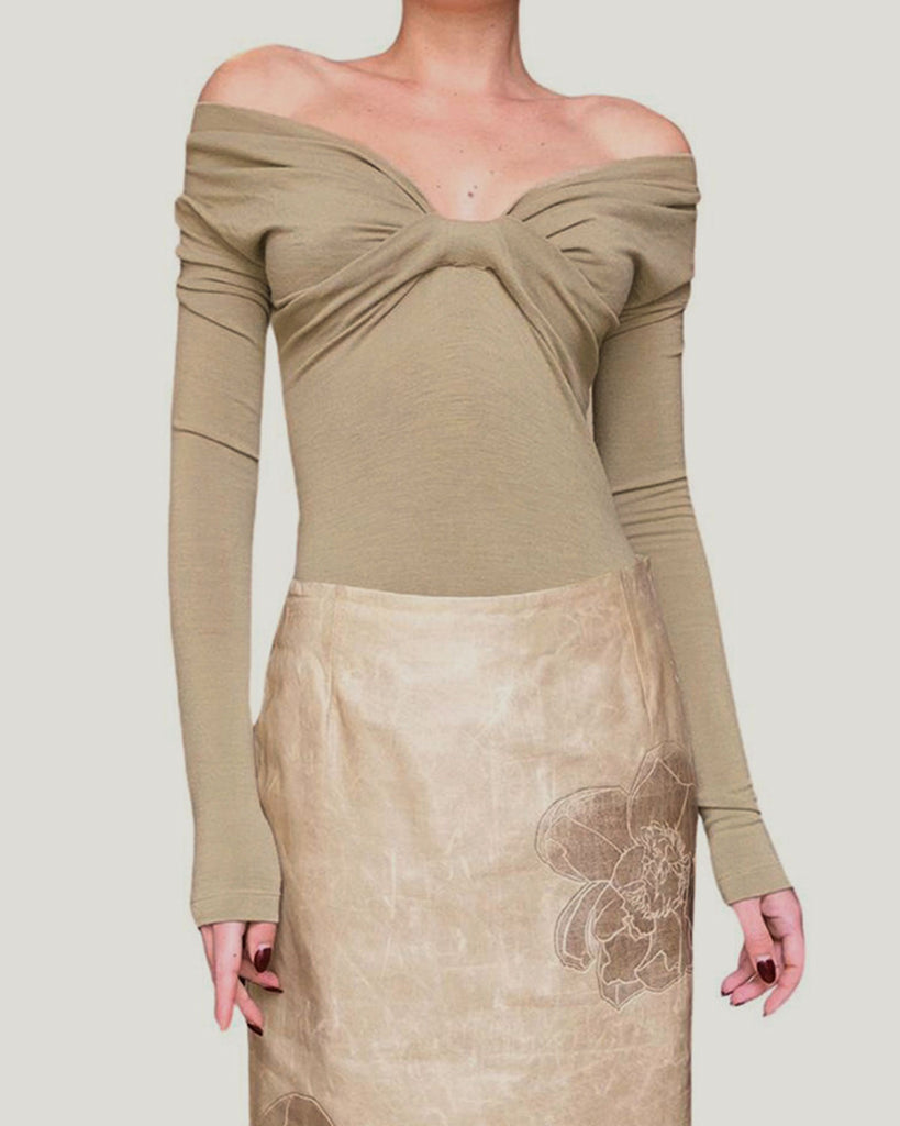 Women's Knitted Polyester Top Tops - RIHOAS