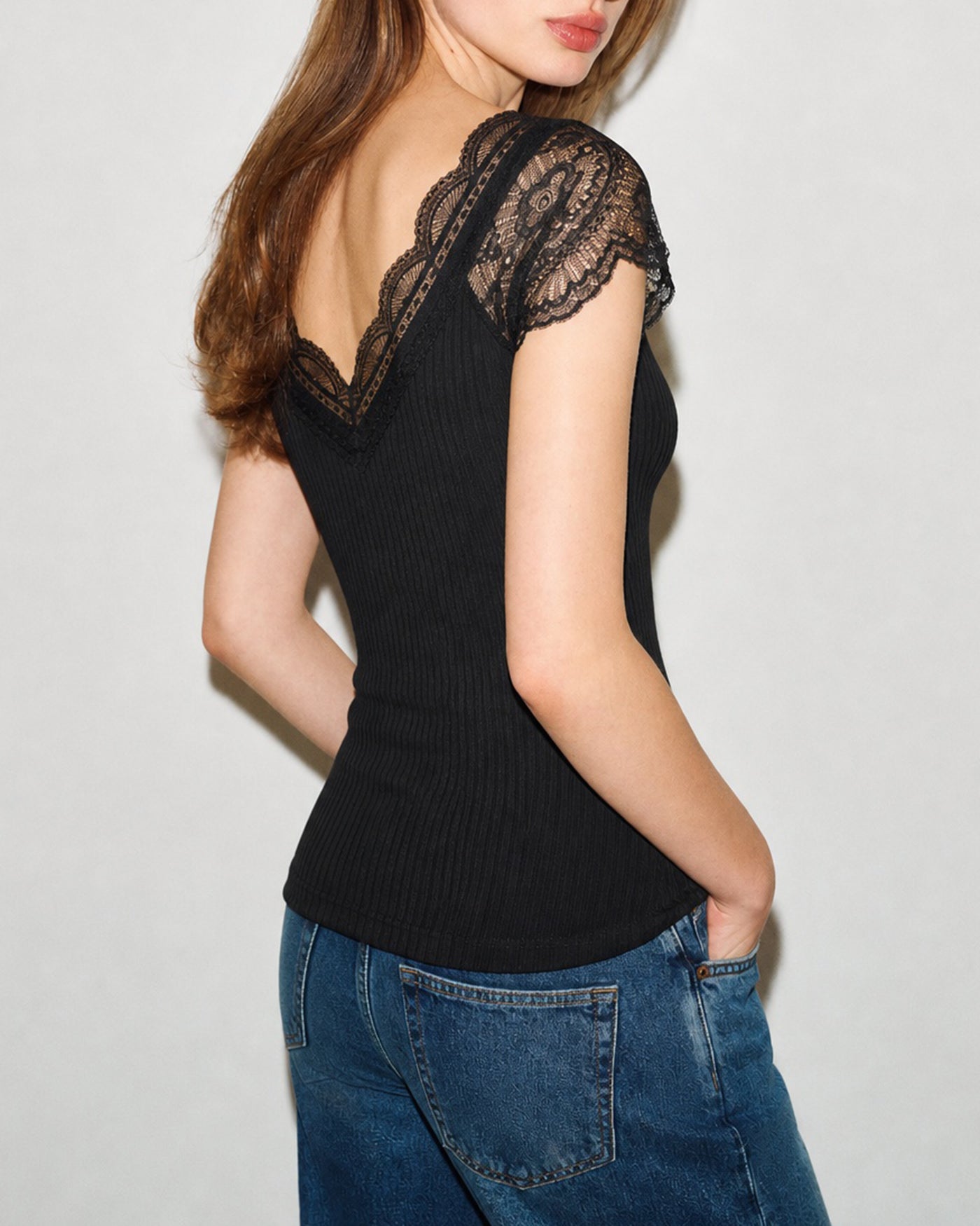 Women's Knitted Polyester Top Tops - RIHOAS