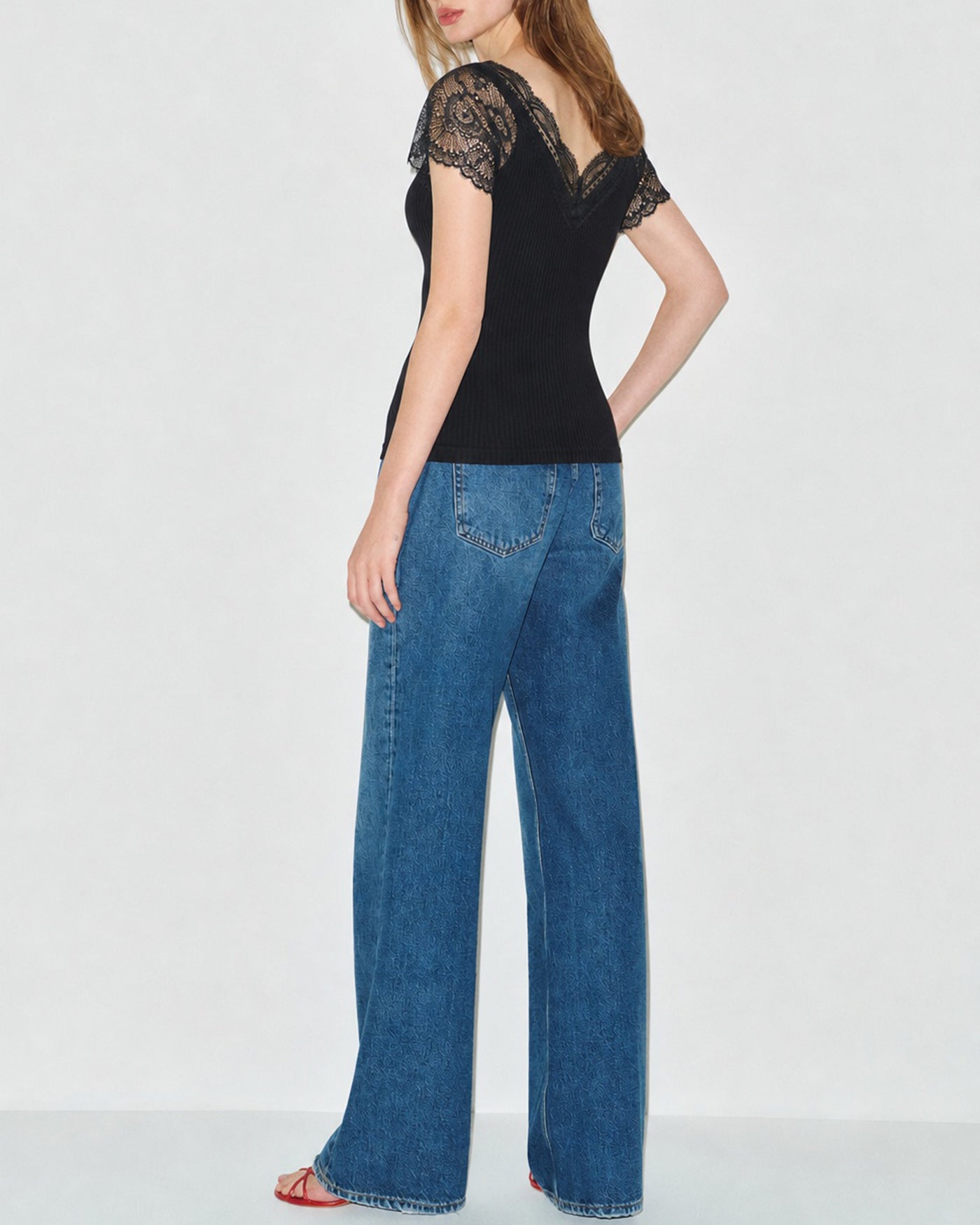 Women's Knitted Polyester Top Tops - RIHOAS