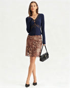 Women's Knitted Polyester Top Tops - RIHOAS
