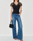 Women's Knitted Polyester Top Tops - RIHOAS