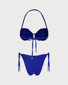 Women's Knitted Polyester Trim Bikini Set Bikinis - RIHOAS