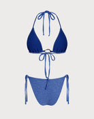 Women's Knitted Polyester Trim Bikini Set Bikinis - RIHOAS