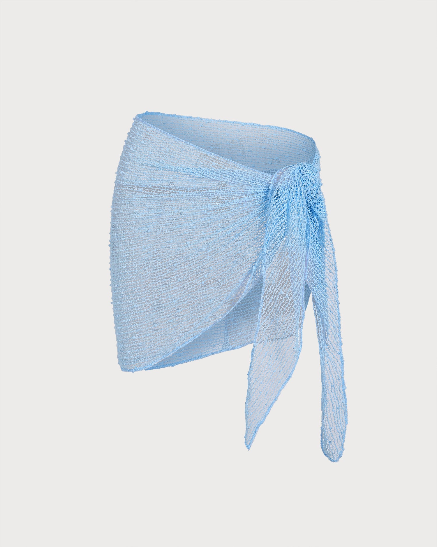 Women's Knitted Polyester Tunic and Bottoms Blue - RIHOAS