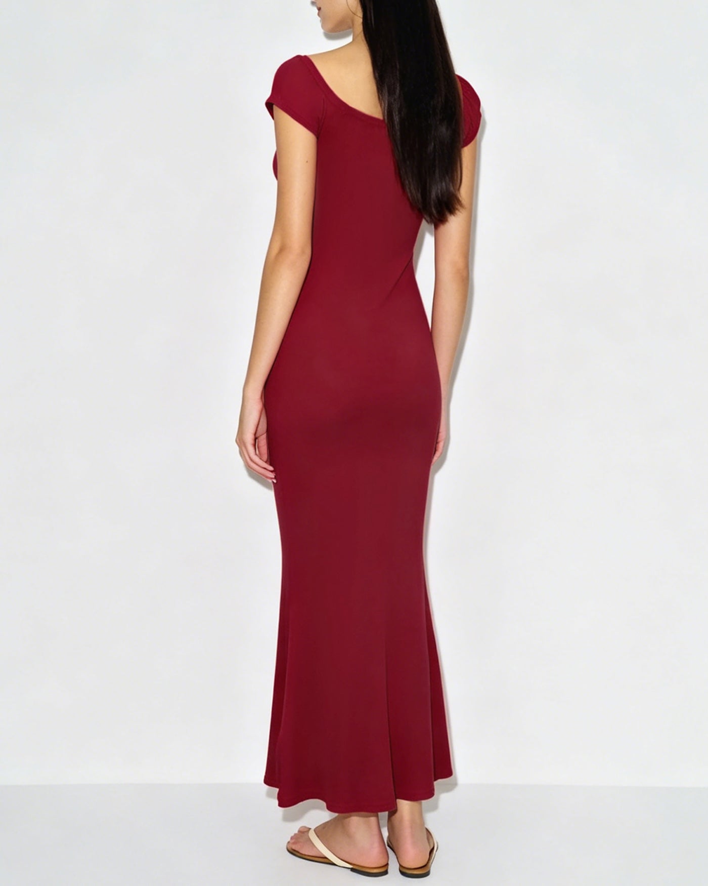 Red Drop Shoulder Tunic Maxi Dress & Reviews - Red - Dresses Red Drop Shoulder Tunic Maxi Dress & Reviews - Red - Dresses