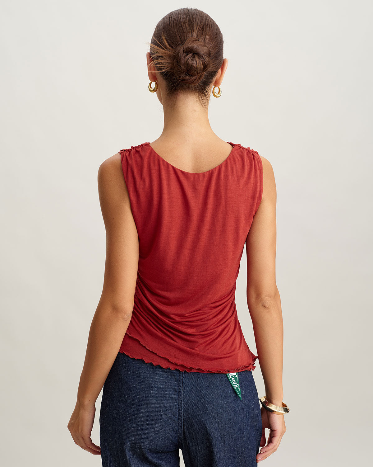 Women's Knitted Tencel Tank Tops Tops - RIHOAS