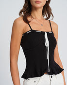 Women's Knitted Viscose Camis Tops - RIHOAS