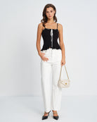 Women's Knitted Viscose Camis Tops - RIHOAS