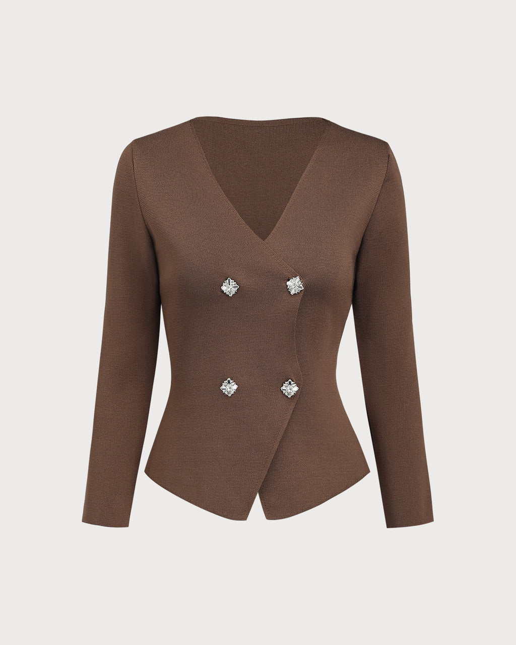 Women's Knitted Viscose Cardigan Sweater Tops - RIHOAS