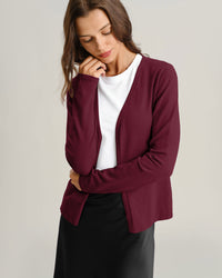 Women's Knitted Viscose Cardigans Tops - RIHOAS