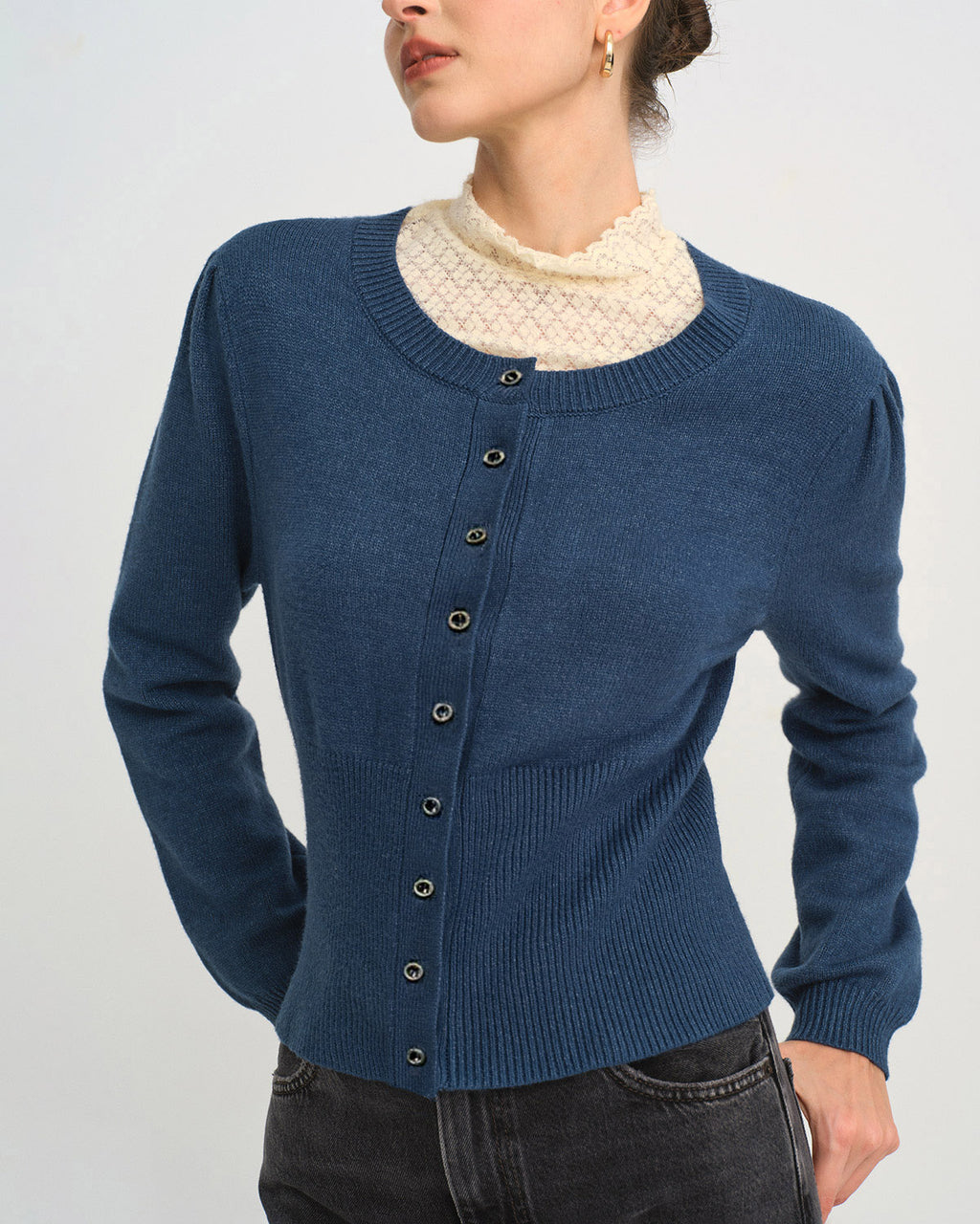 Women's Knitted Viscose Cardigans Tops - RIHOAS